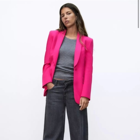 Zara Hot Pink Suit - Picture 5 of 11